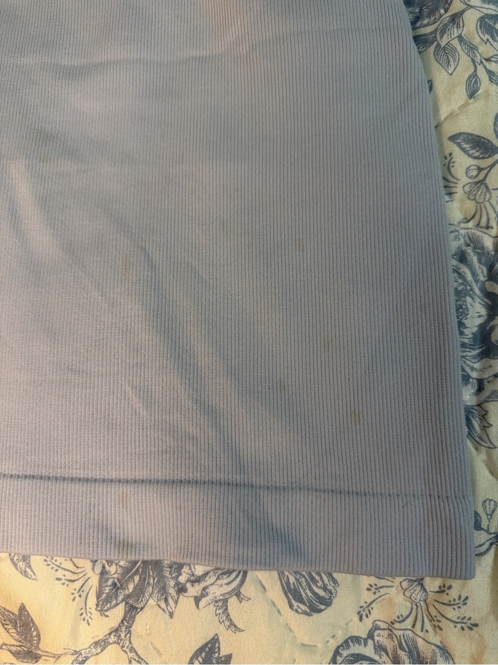 💜Athleta Girls Blue Ribbed Racerback Tank - Picture 2 of 6